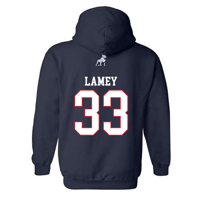 Samford - NCAA Men's Basketball : Zach Lamey - Hooded Sweatshirt-1