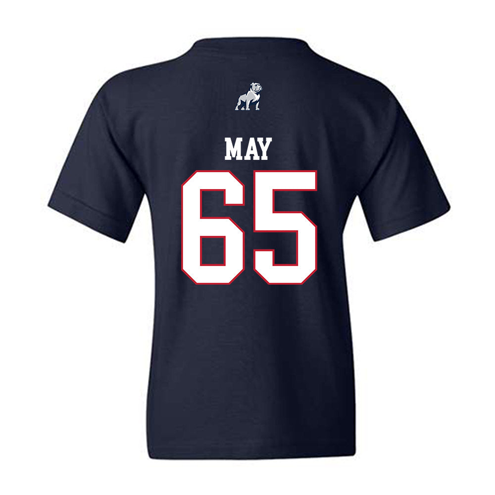 Samford - NCAA Football : Kaleb May - Classic Shersey Youth T-Shirt-1
