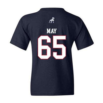 Samford - NCAA Football : Kaleb May - Classic Shersey Youth T-Shirt-1