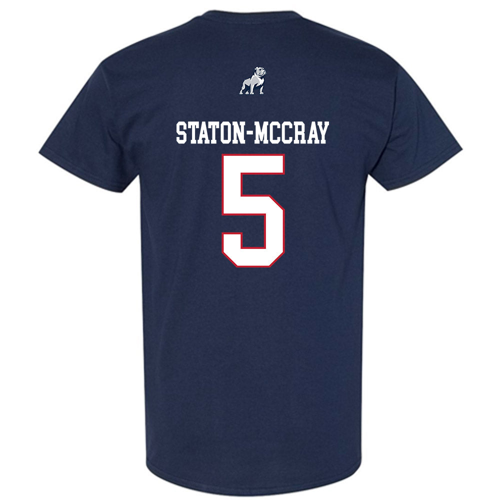 Samford - NCAA Men's Basketball : AJ Staton-McCray - T-Shirt-1