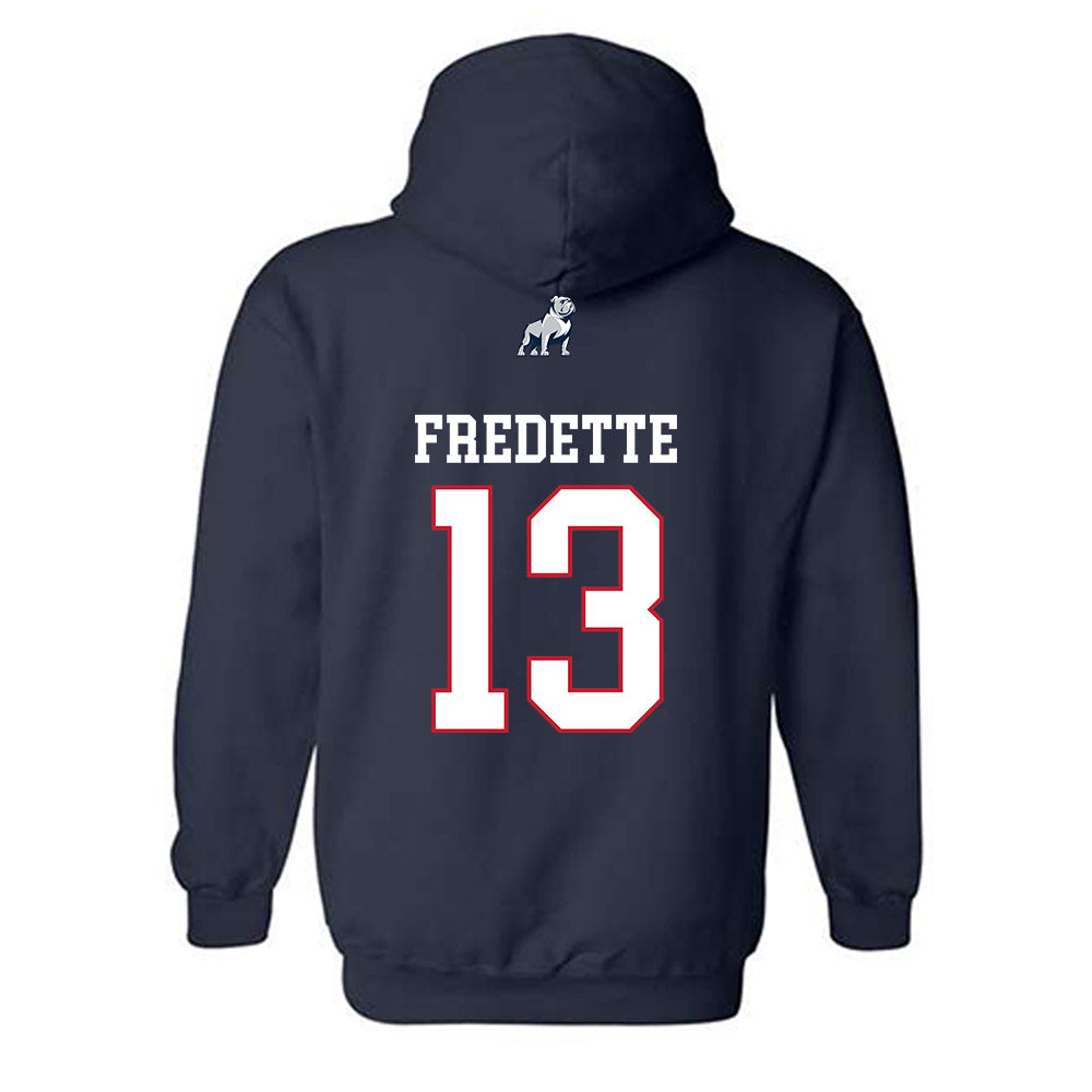 Samford - NCAA Baseball : Michael Fredette - Classic Shersey Hooded Sweatshirt-1