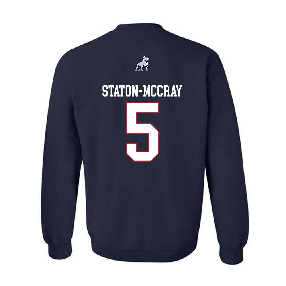 Samford - NCAA Men's Basketball : AJ Staton-McCray - Crewneck Sweatshirt-1