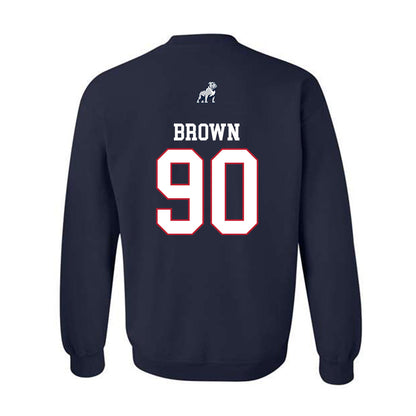 Samford - NCAA Football : Danny Brown - Classic Shersey Crewneck Sweatshirt-1