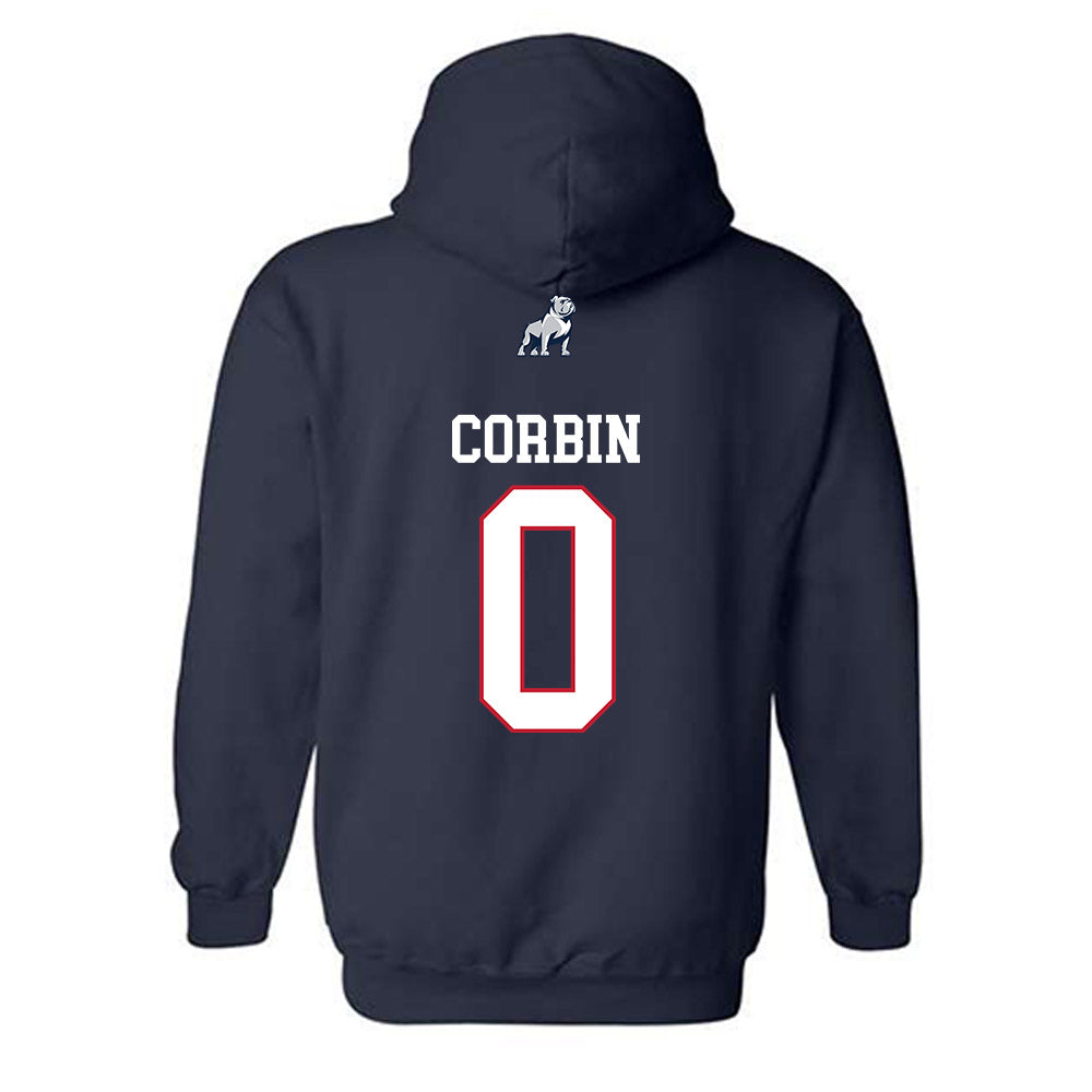 Samford - NCAA Football : Key Corbin - Classic Shersey Hooded Sweatshirt-1