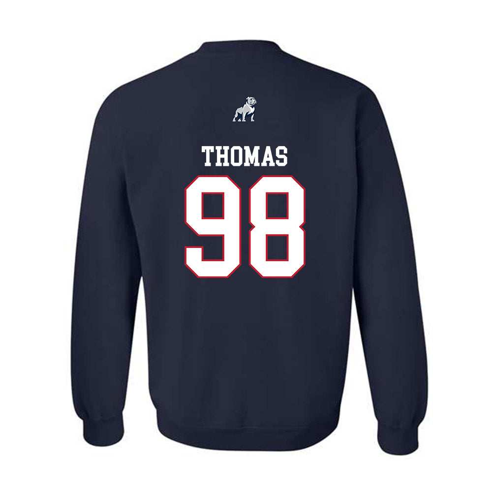 Samford - NCAA Football : Dezmon Thomas - Classic Shersey Crewneck Sweatshirt-1