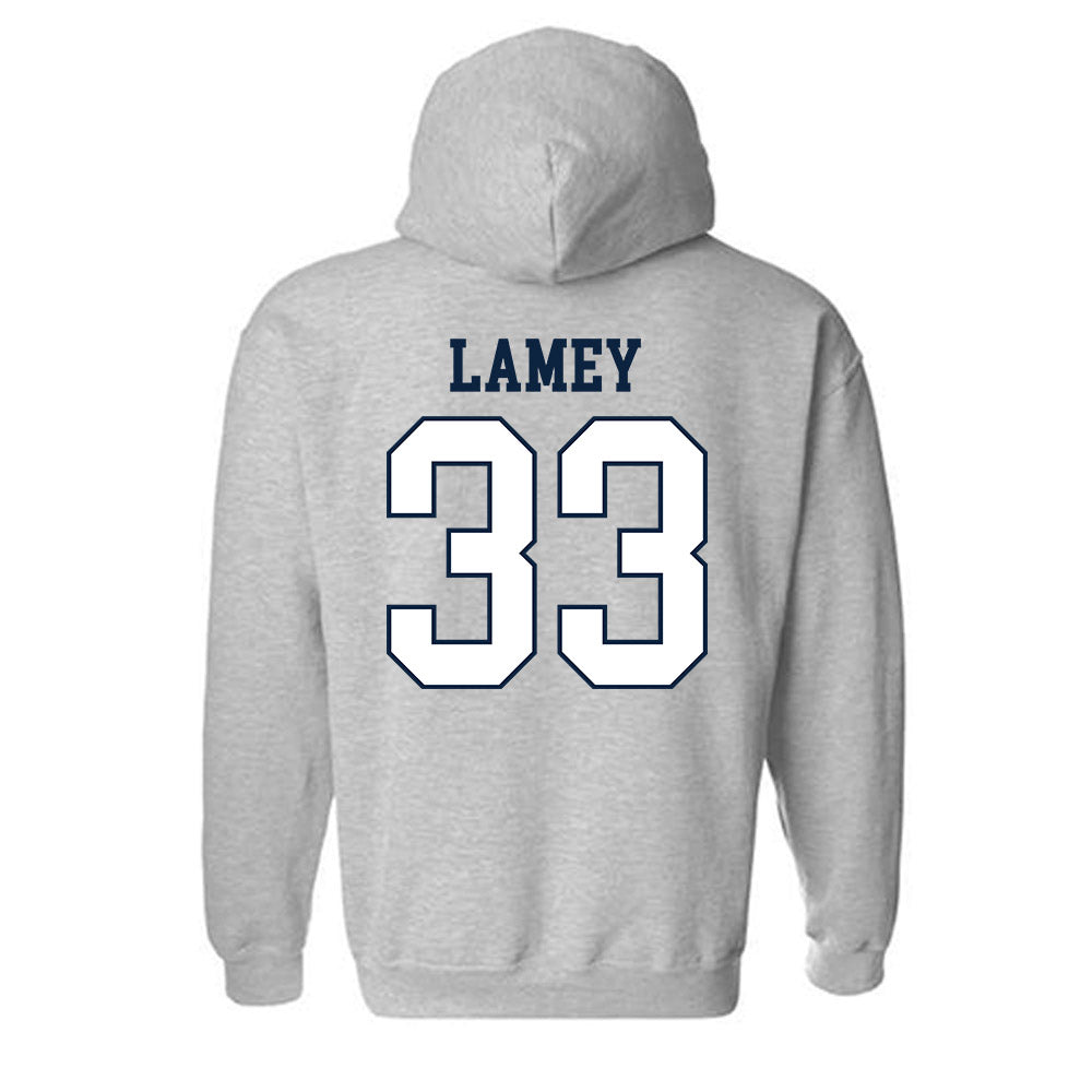 Samford - NCAA Men's Basketball : Zach Lamey - Hooded Sweatshirt-1