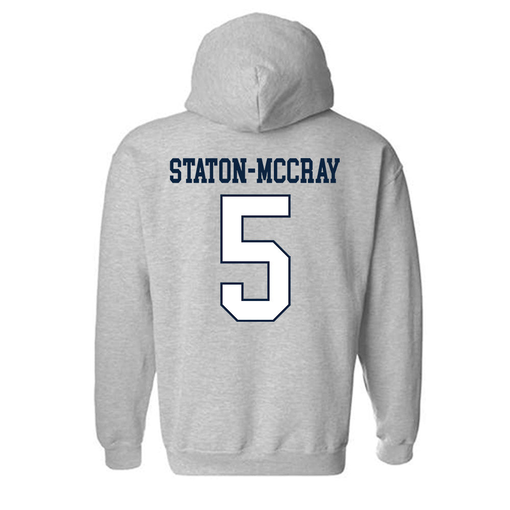 Samford - NCAA Men's Basketball : AJ Staton-McCray - Hooded Sweatshirt-1