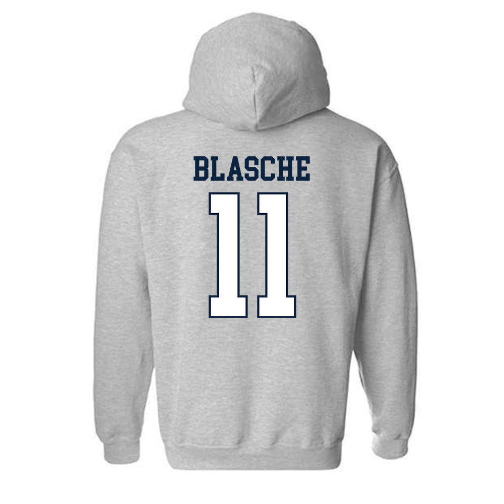 Samford - NCAA Baseball : Mason Blasche - Classic Shersey Hooded Sweatshirt-1