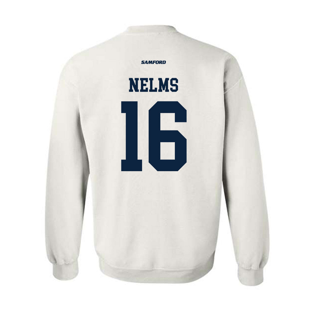 Samford - NCAA Baseball : Easton Nelms - Crewneck Sweatshirt-1