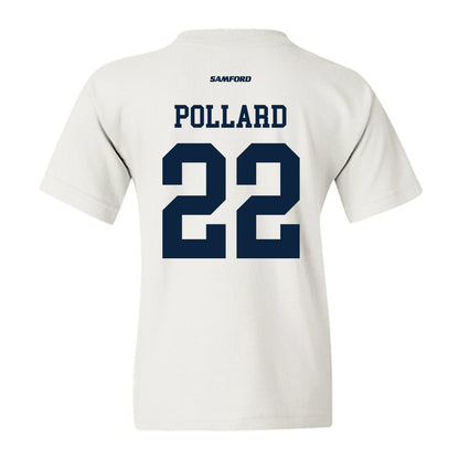Samford - NCAA Men's Basketball : Jaxon Pollard - Youth T-Shirt-1