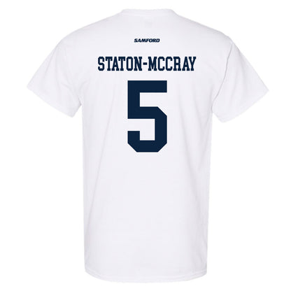 Samford - NCAA Men's Basketball : AJ Staton-McCray - T-Shirt-1