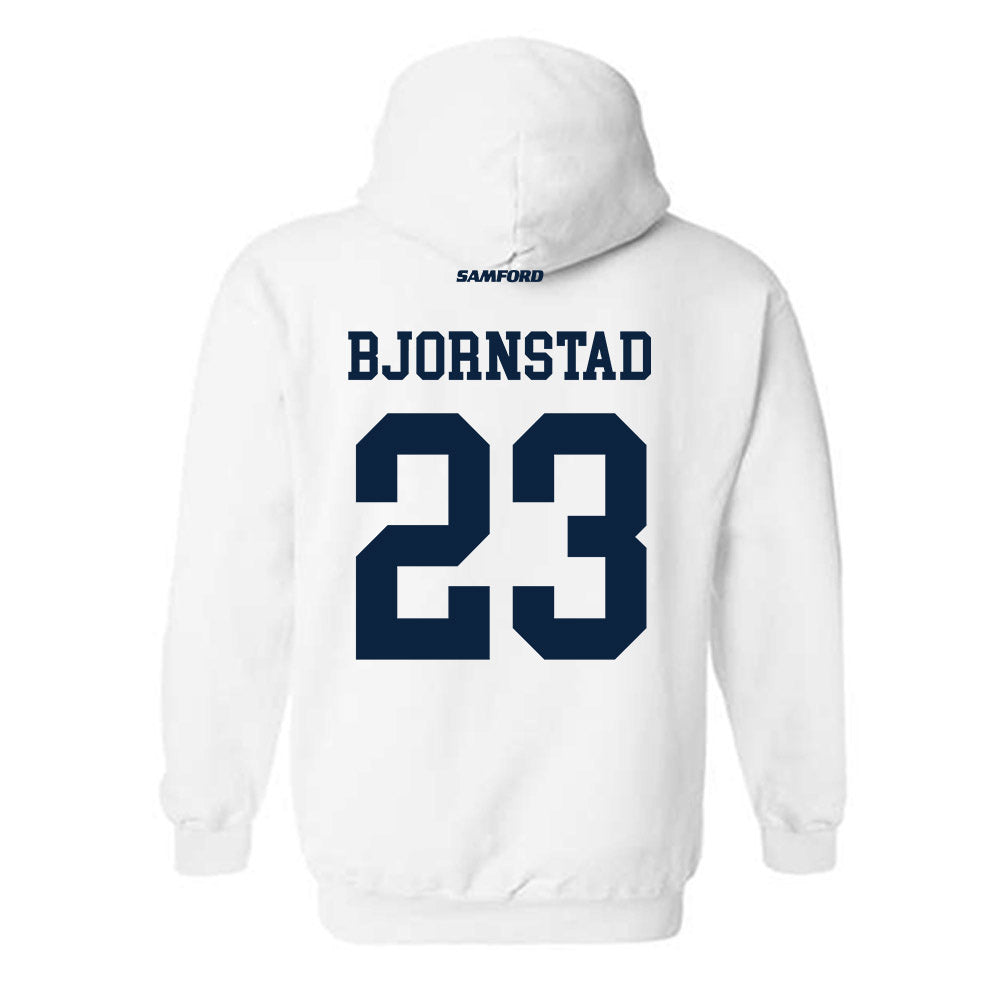 Samford - NCAA Women's Basketball : Kayte Madison Bjornstad - Classic Shersey Hooded Sweatshirt-1
