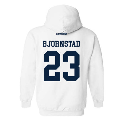 Samford - NCAA Women's Basketball : Kayte Madison Bjornstad - Classic Shersey Hooded Sweatshirt-1