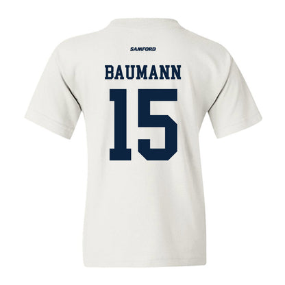 Samford - NCAA Women's Soccer : Ava Baumann - Youth T-Shirt-1