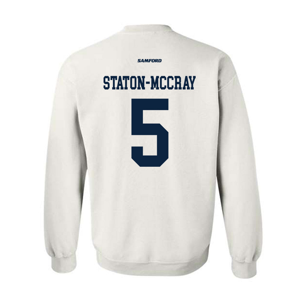 Samford - NCAA Men's Basketball : AJ Staton-McCray - Crewneck Sweatshirt-1