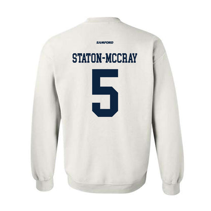 Samford - NCAA Men's Basketball : AJ Staton-McCray - Crewneck Sweatshirt-1