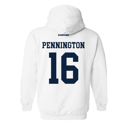 Samford - NCAA Football : Cooper Pennington - Classic Shersey Hooded Sweatshirt-1
