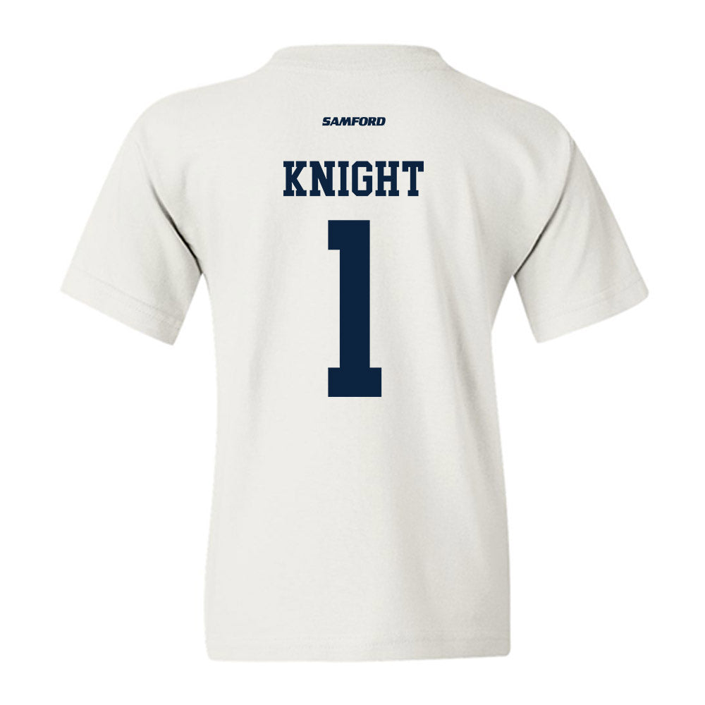 Samford - NCAA Women's Basketball : Jada Knight - Youth T-Shirt-1