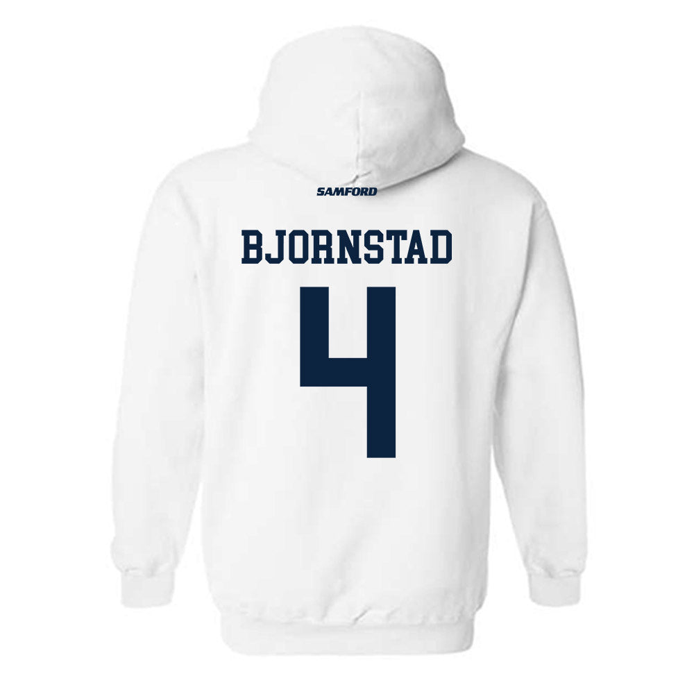 Samford - NCAA Men's Basketball : Judson Bjornstad - Hooded Sweatshirt-1