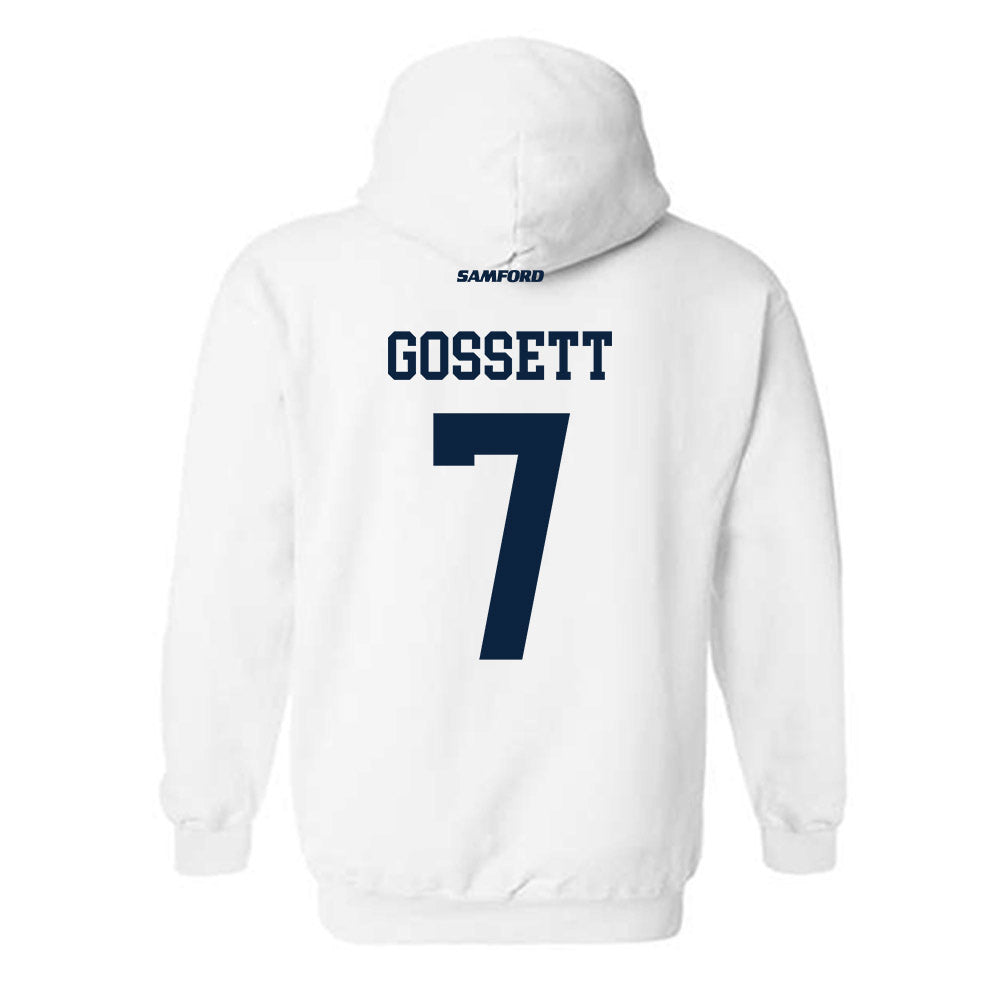 Samford - NCAA Men's Basketball : JD Gossett - Hooded Sweatshirt-1