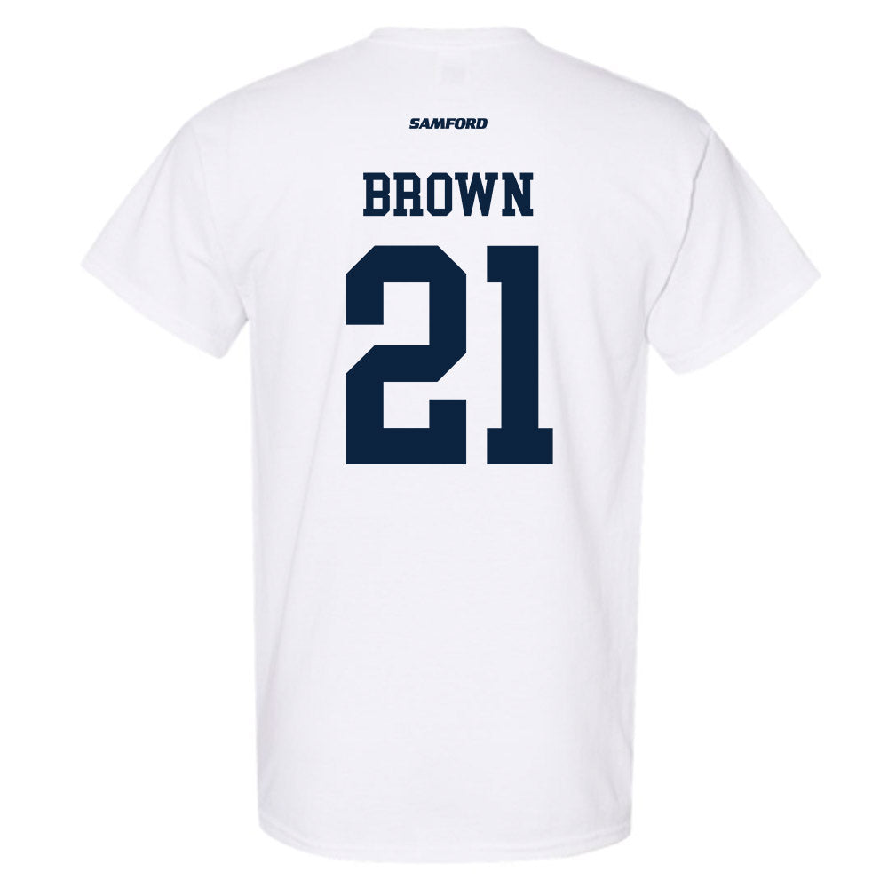 Samford - NCAA Men's Basketball : Corey Brown - T-Shirt-1