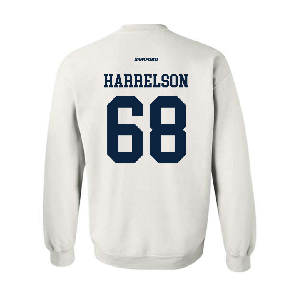 Samford - NCAA Football : Asher Harrelson - Crewneck Sweatshirt-1