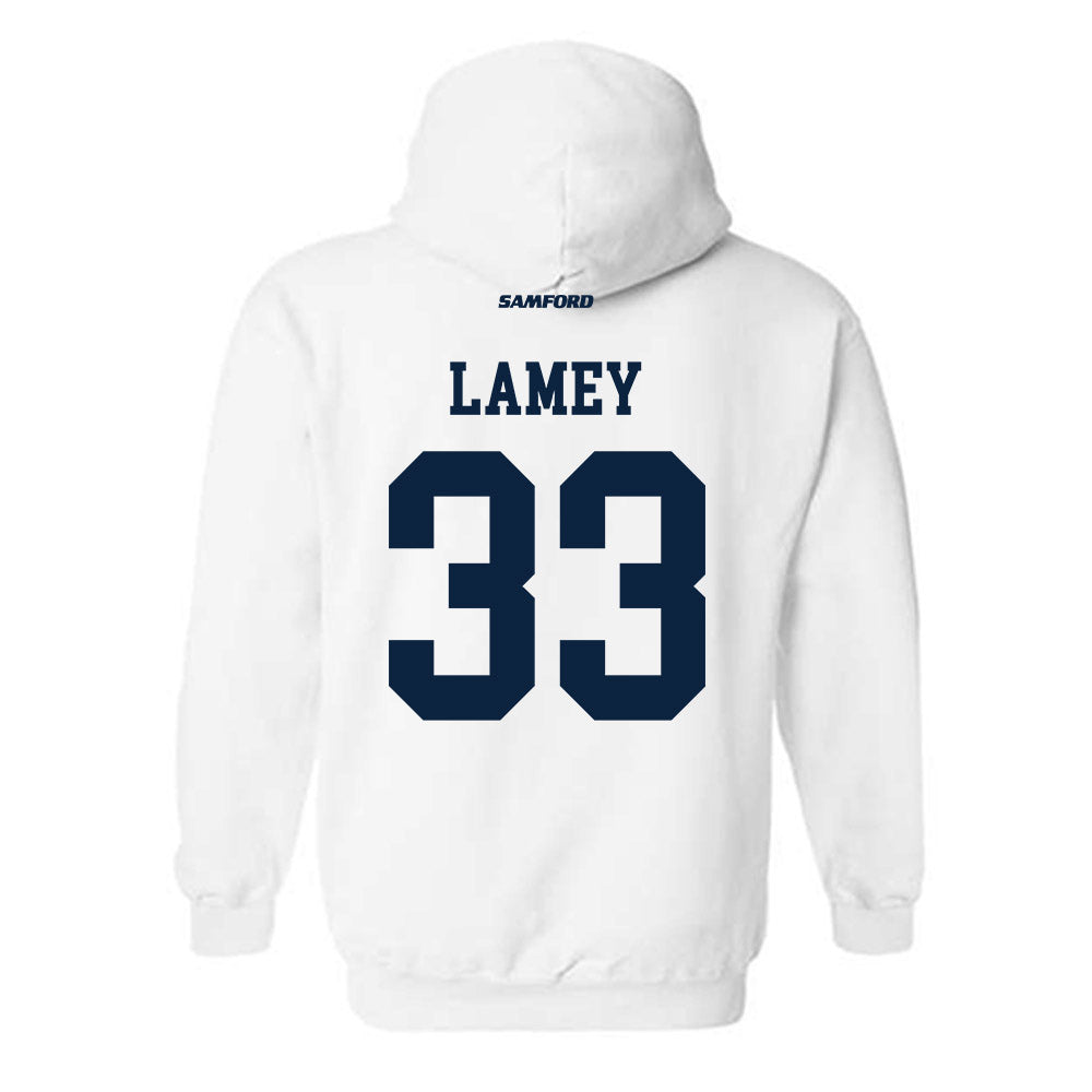 Samford - NCAA Men's Basketball : Zach Lamey - Hooded Sweatshirt-1