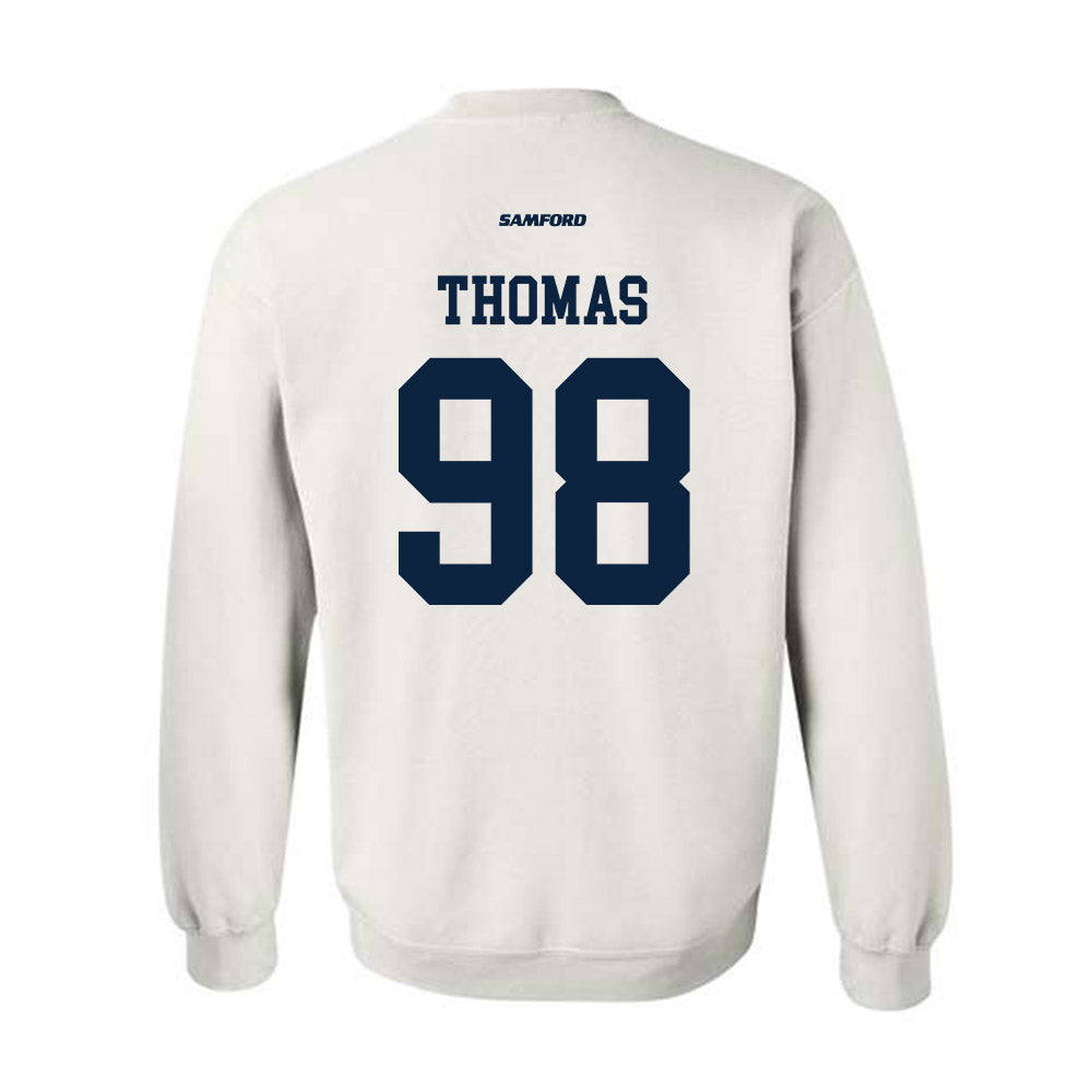Samford - NCAA Football : Dezmon Thomas - Classic Shersey Crewneck Sweatshirt-1