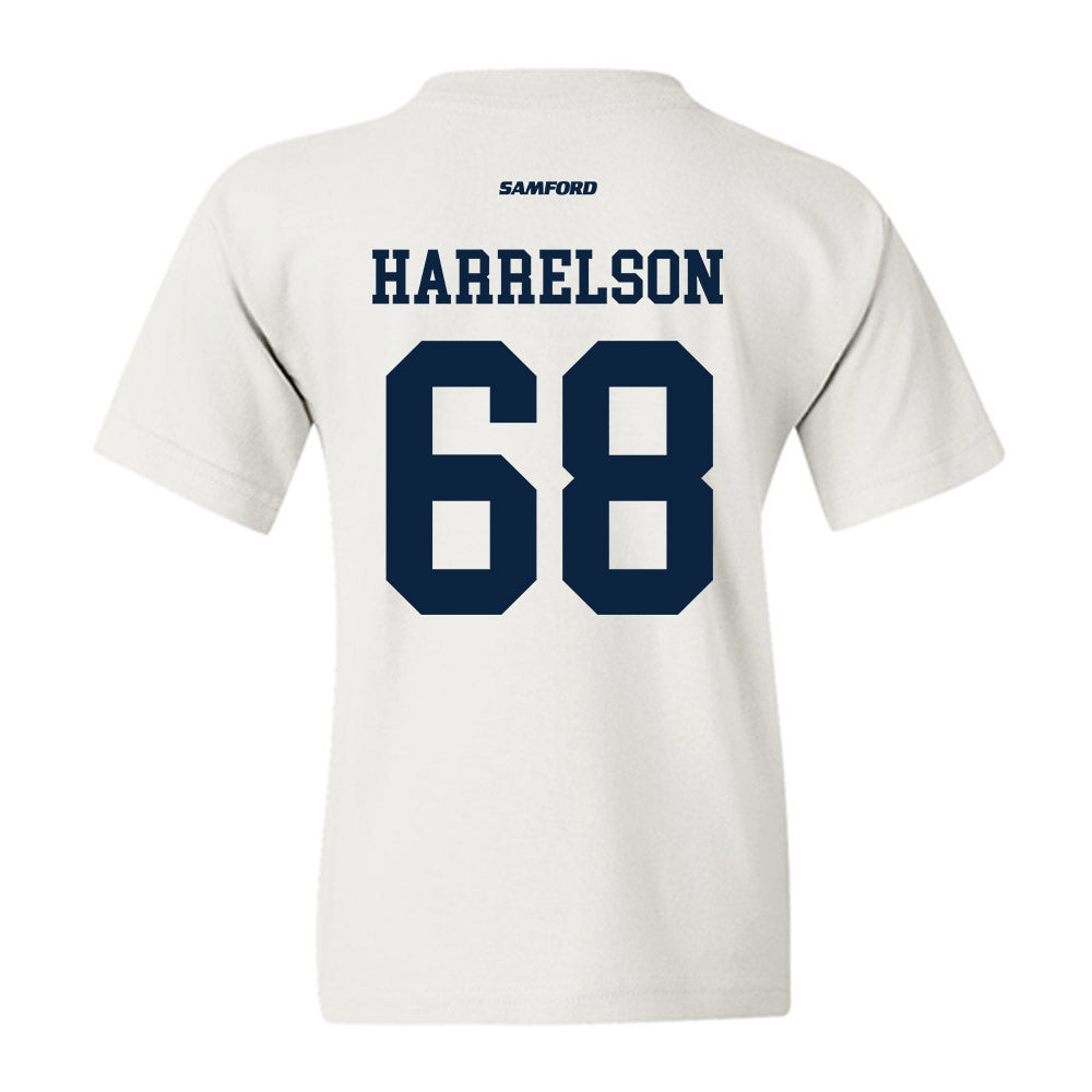 Samford - NCAA Football : Asher Harrelson - Youth T-Shirt-1