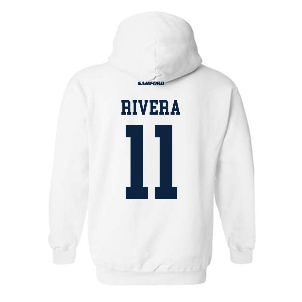 Samford - NCAA Women's Basketball : Briana Rivera - Classic Shersey Hooded Sweatshirt-1