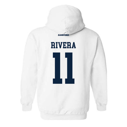 Samford - NCAA Women's Basketball : Briana Rivera - Classic Shersey Hooded Sweatshirt-1