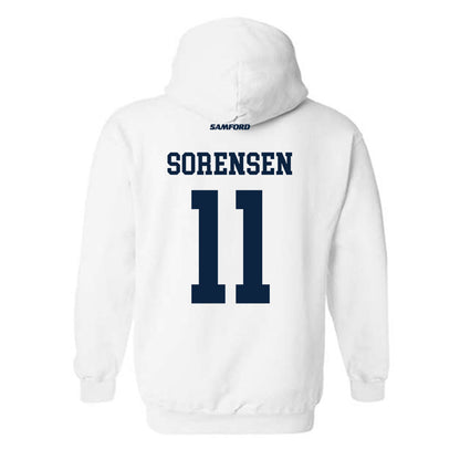Samford - NCAA Women's Volleyball : Emma Sorensen - Classic Shersey Hooded Sweatshirt-1