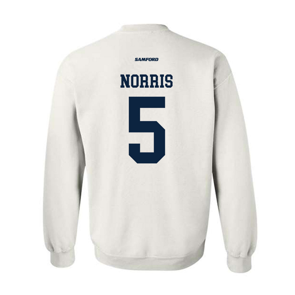 Samford - NCAA Men's Basketball : Cade Norris - Crewneck Sweatshirt-1