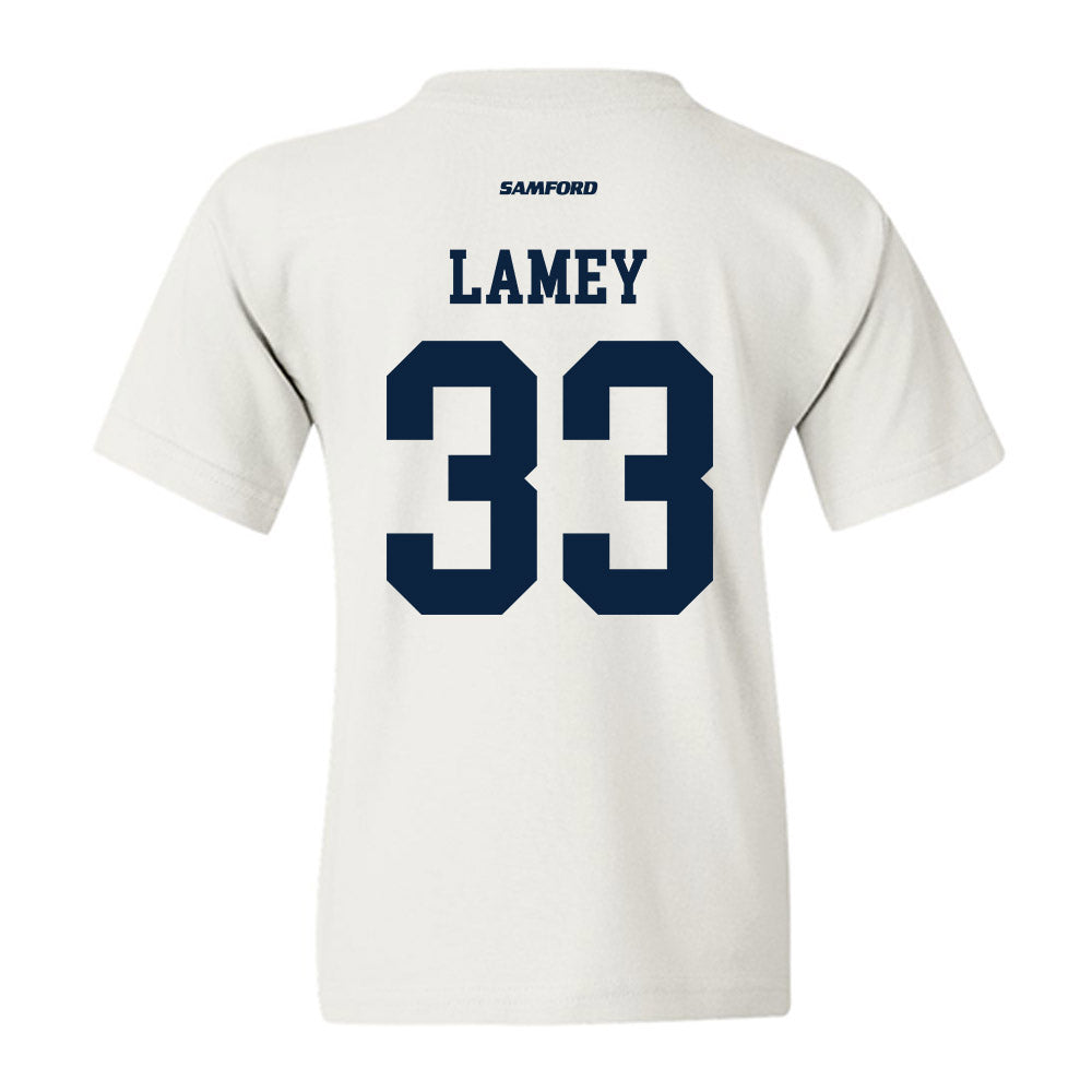 Samford - NCAA Men's Basketball : Zach Lamey - Youth T-Shirt-1