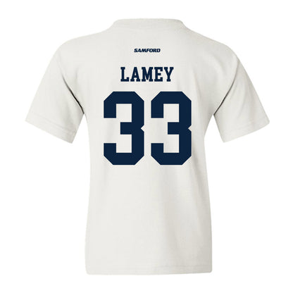 Samford - NCAA Men's Basketball : Zach Lamey - Youth T-Shirt-1