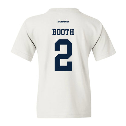 Samford - NCAA Men's Basketball : Jadin Booth - Youth T-Shirt-1