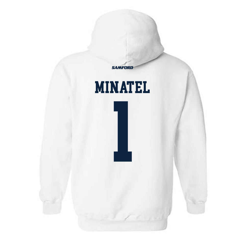 Samford - NCAA Women's Volleyball : Carly Minatel - Hooded Sweatshirt-1