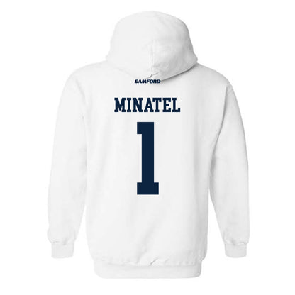 Samford - NCAA Women's Volleyball : Carly Minatel - Hooded Sweatshirt-1