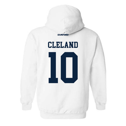 Samford - NCAA Football : Coulter Cleland - Classic Shersey Hooded Sweatshirt-1