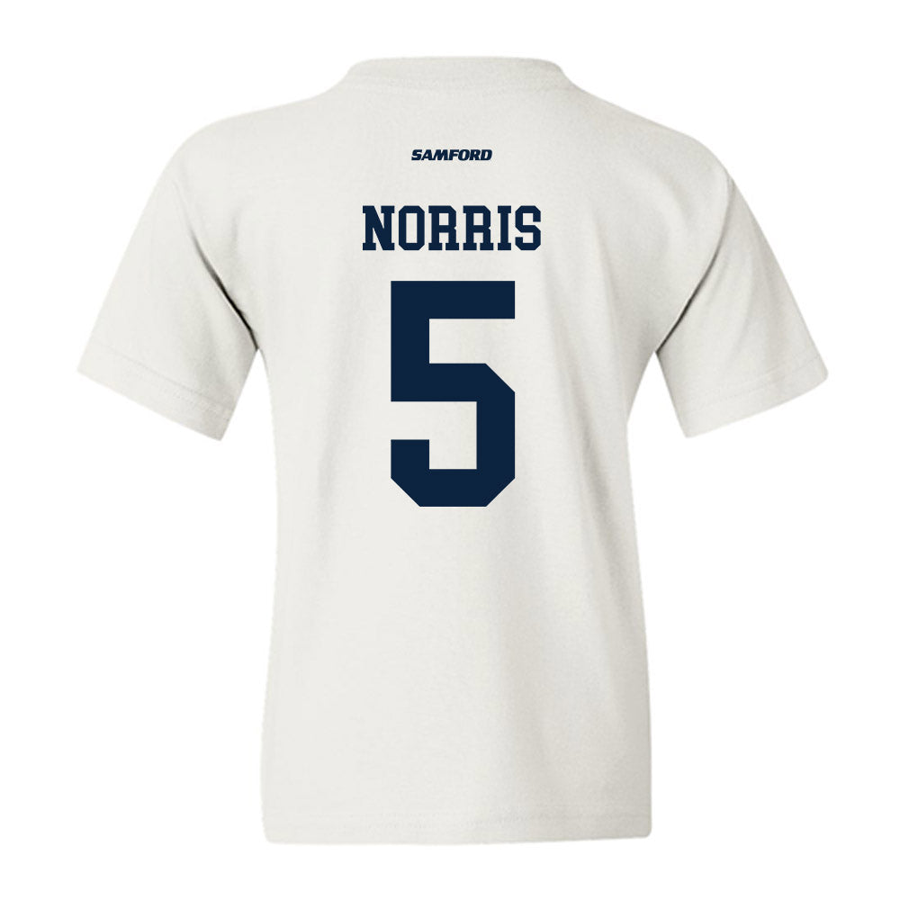 Samford - NCAA Men's Basketball : Cade Norris - Youth T-Shirt-1