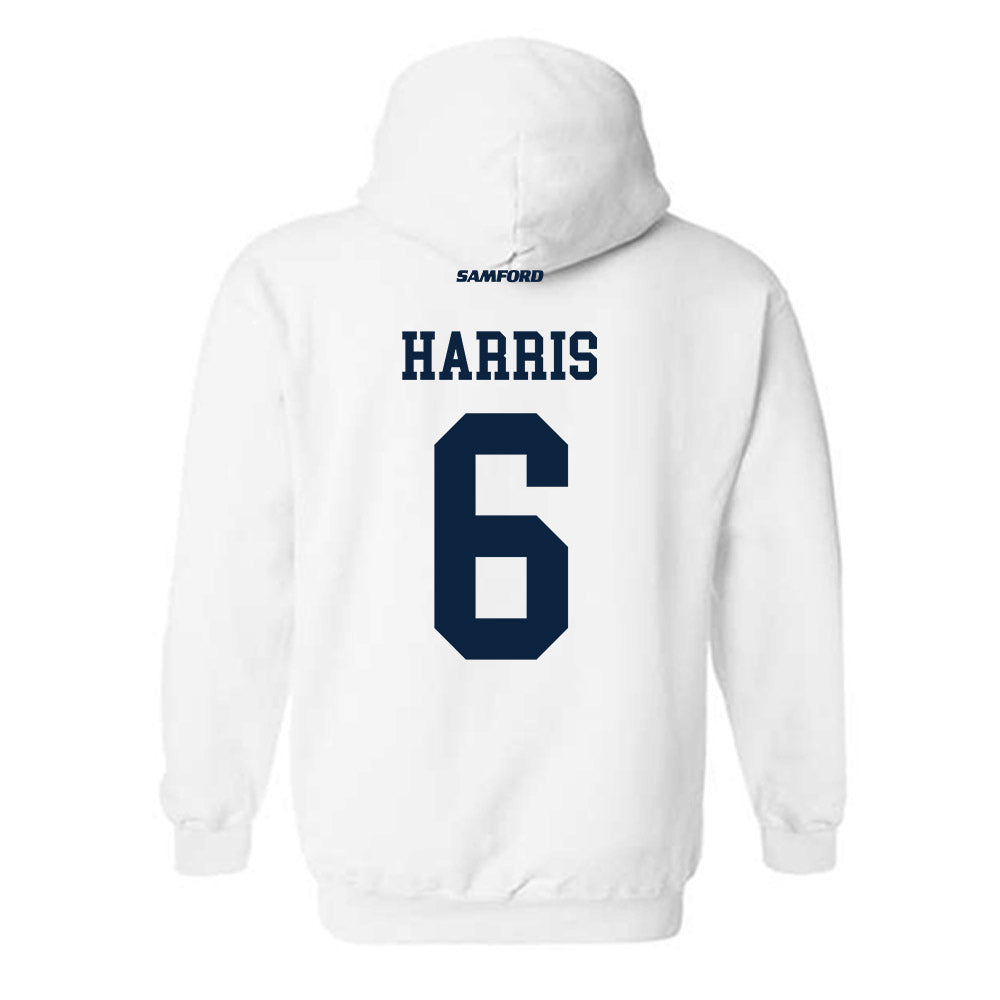 Samford - NCAA Baseball : Jackson Harris - Classic Shersey Hooded Sweatshirt-1
