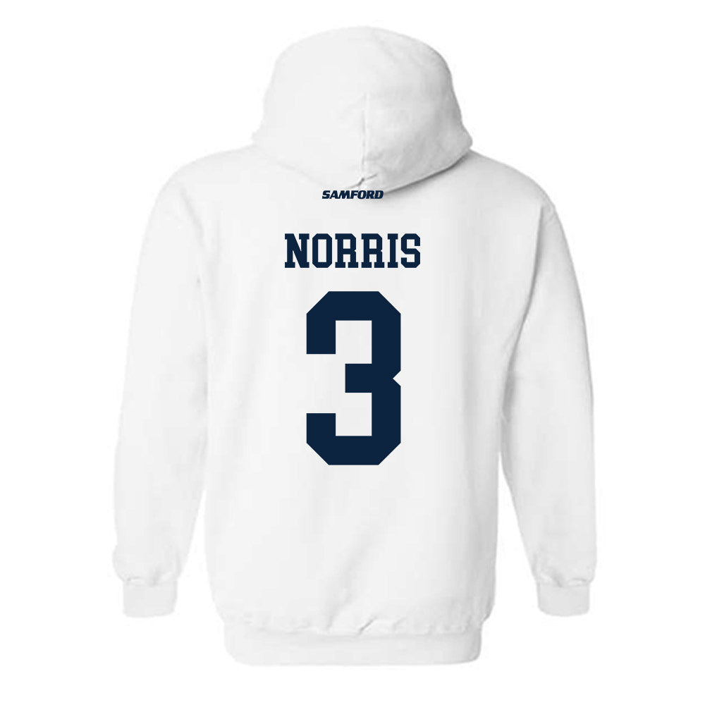 Samford - NCAA Men's Basketball : Keaton Norris - Hooded Sweatshirt-1
