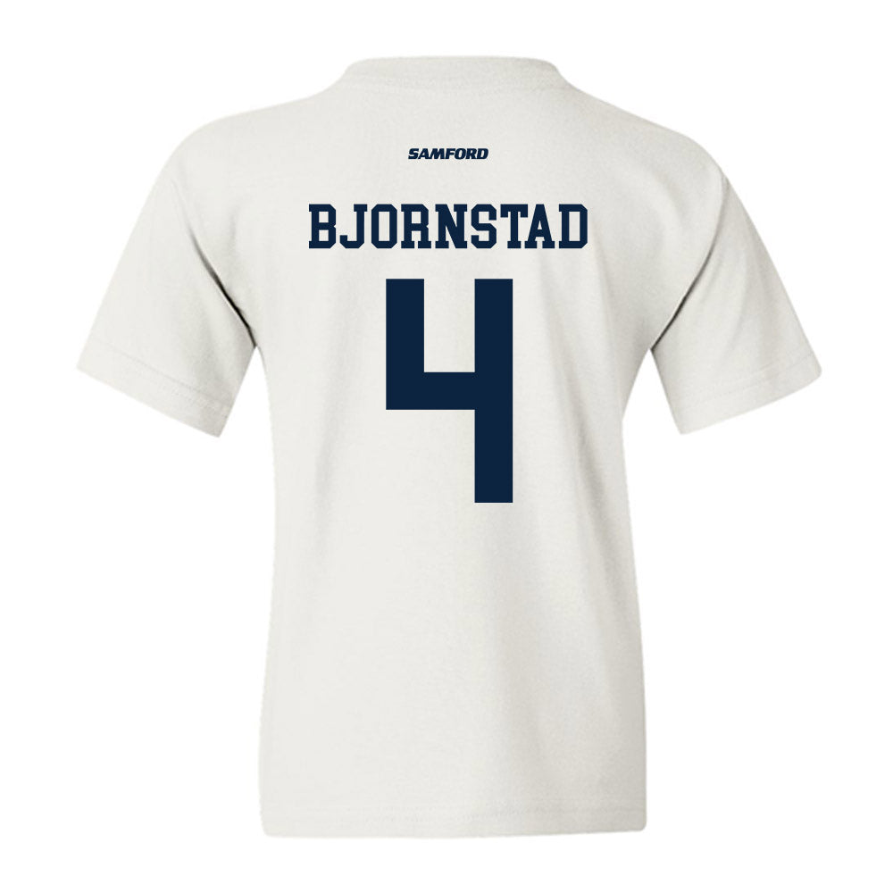 Samford - NCAA Men's Basketball : Judson Bjornstad - Youth T-Shirt-1
