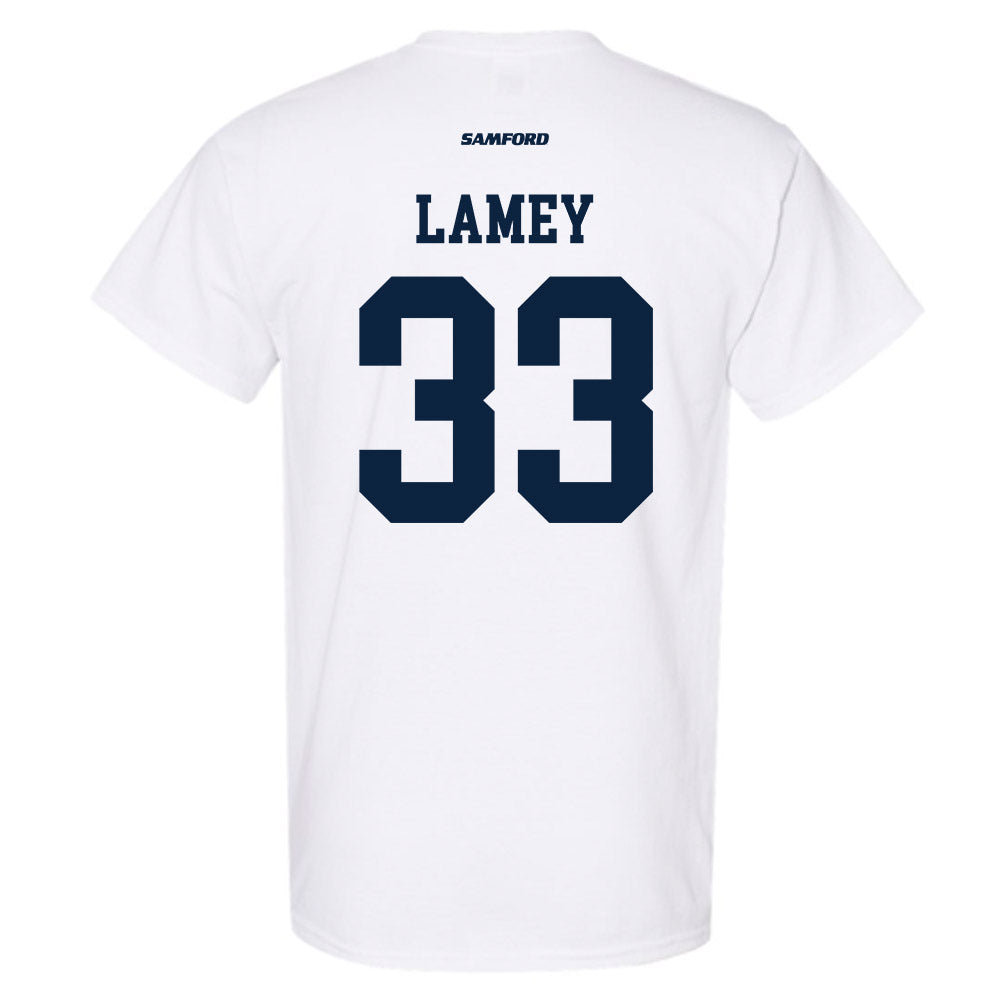 Samford - NCAA Men's Basketball : Zach Lamey - T-Shirt-1