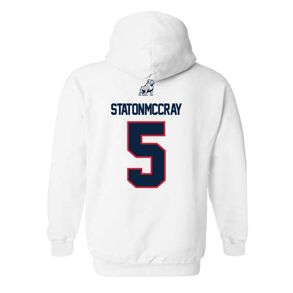 Samford - NCAA Men's Basketball : AJ Staton-McCray - Hooded Sweatshirt-1