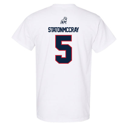 Samford - NCAA Men's Basketball : AJ Staton-McCray - T-Shirt-1