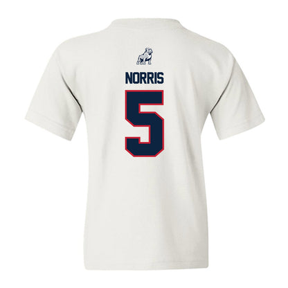 Samford - NCAA Men's Basketball : Cade Norris - Youth T-Shirt-1