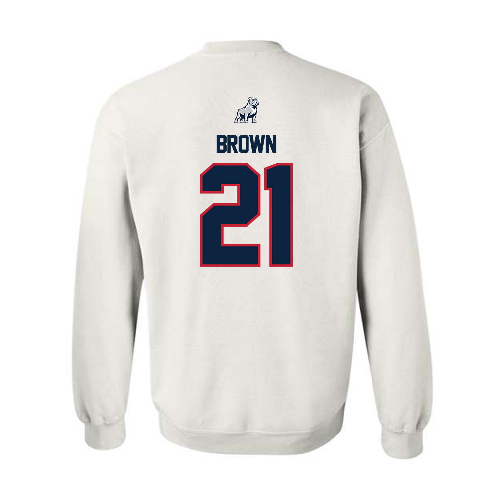 Samford - NCAA Men's Basketball : Corey Brown - Crewneck Sweatshirt-1