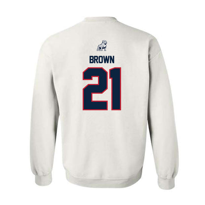 Samford - NCAA Men's Basketball : Corey Brown - Crewneck Sweatshirt-1