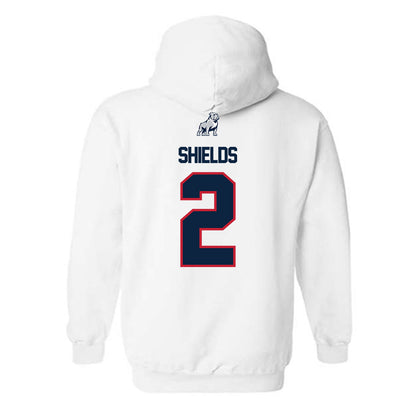 Samford - NCAA Football : Will Shields - Classic Shersey Hooded Sweatshirt-1